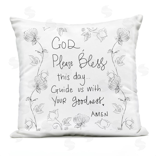 Stupell Industries Patricia Pinto | Guide Us With Your Goodness Throw Pillow