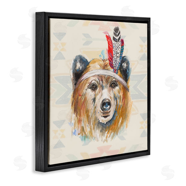 Stupell Industries Patricia Pinto | Indigenous Bear Geometric Wildlife Wall Art
