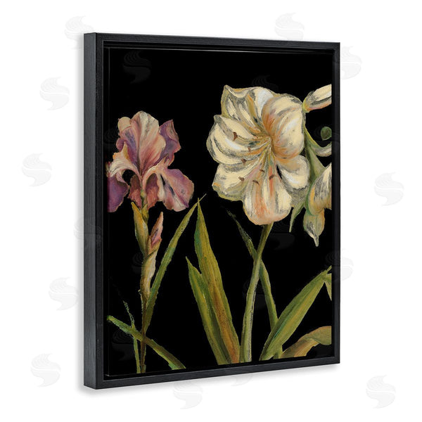 Stupell Industries Patricia Pinto | Iris Flowers On Black