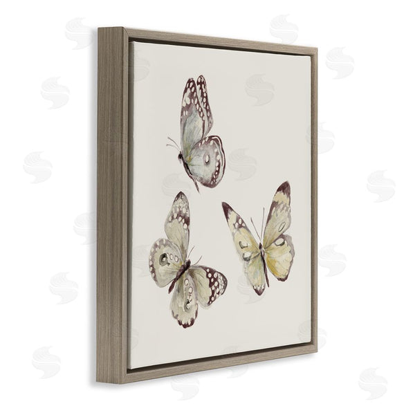 Stupell Industries Patricia Pinto | Isolated Butterflies On Beige Wall Art