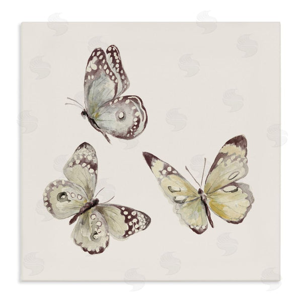 stupell industries Patricia Pinto | Isolated Butterflies on Beige Wall Art