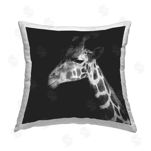 Stupell Industries Patricia Pinto | Jungle Giraffe Portrait Printed Throw Pillow