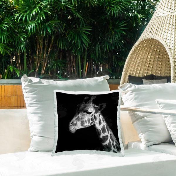 Stupell Industries Patricia Pinto | Jungle Giraffe Portrait Printed Throw Pillow