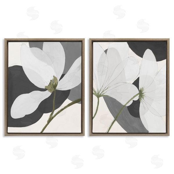 Stupell Industries Patricia Pinto | Large White Petal Drawing Wall Art