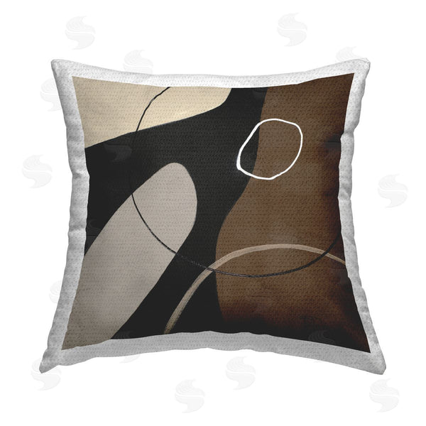 Stupell Industries Patricia Pinto | Minimal Project Shapes Printed Throw Pillow