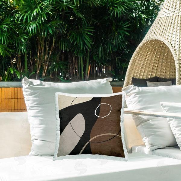 Stupell Industries Patricia Pinto | Minimal Project Shapes Printed Throw Pillow
