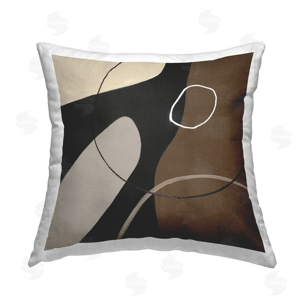stupell industries Patricia Pinto | Minimal Project Shapes Printed Throw Pillow