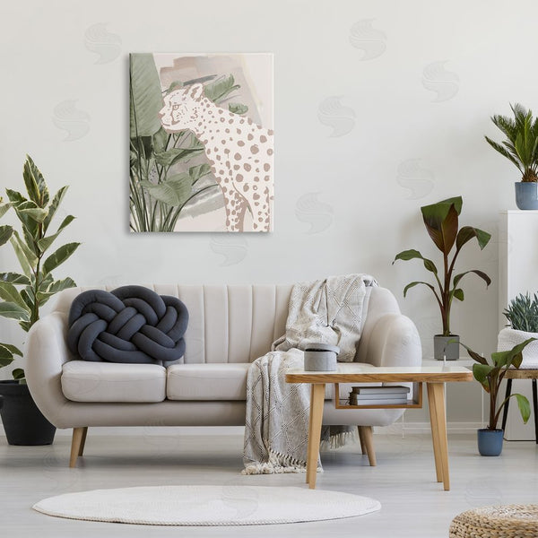 Stupell Industries Patricia Pinto | Modern Cheetah & Palms Wall Art