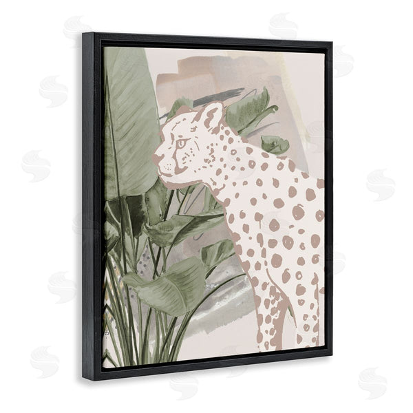 Stupell Industries Patricia Pinto | Modern Cheetah & Palms Wall Art