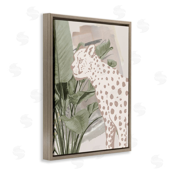 Stupell Industries Patricia Pinto | Modern Cheetah & Palms Wall Art