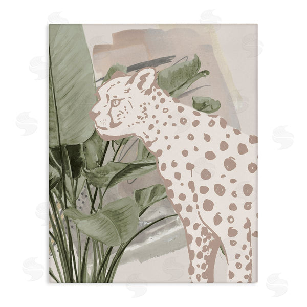stupell industries Patricia Pinto | Modern Cheetah & Palms Wall Art