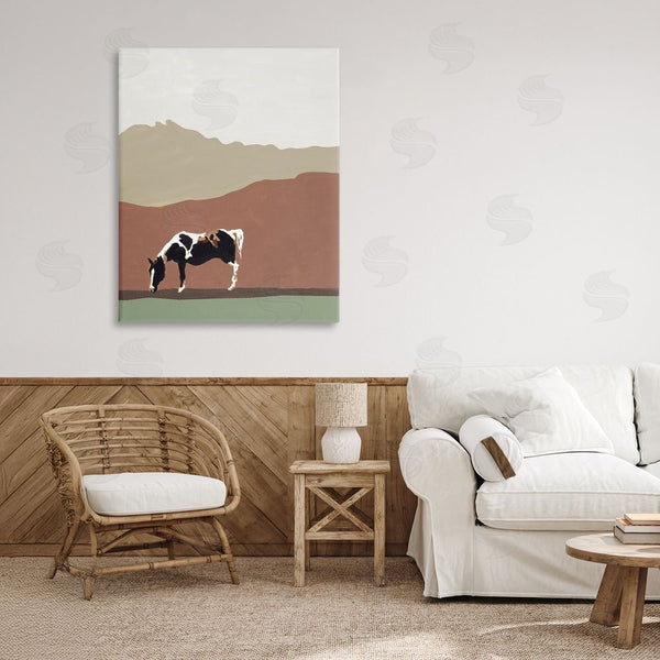 Stupell Industries Patricia Pinto | Modern Mountains Horse Wall Art