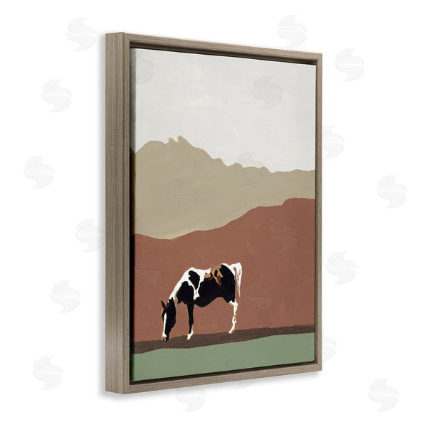 Stupell Industries Patricia Pinto | Modern Mountains Horse Wall Art