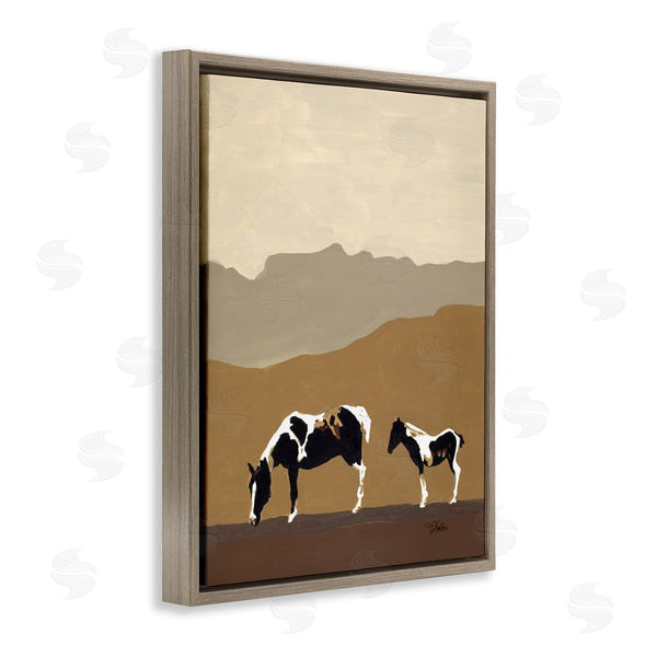 Stupell Industries Patricia Pinto | Modern Mountains Horses Wall Art