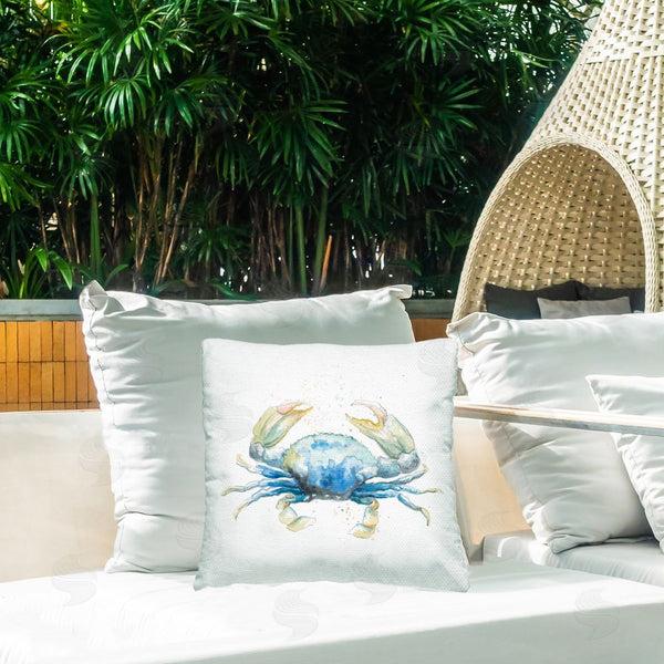 Stupell Industries Patricia Pinto | Modern Speckled Crab Printed Throw Pillow