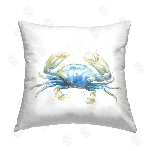 stupell industries Patricia Pinto | Modern Speckled Crab Printed Throw Pillow