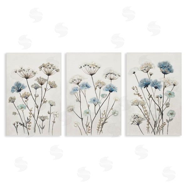 stupell industries Patricia Pinto | Neutral & Blue Garden Wall Art