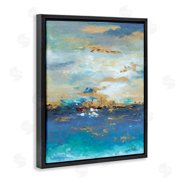 Stupell Industries Patricia Pinto | Ocean View With Tan Accents