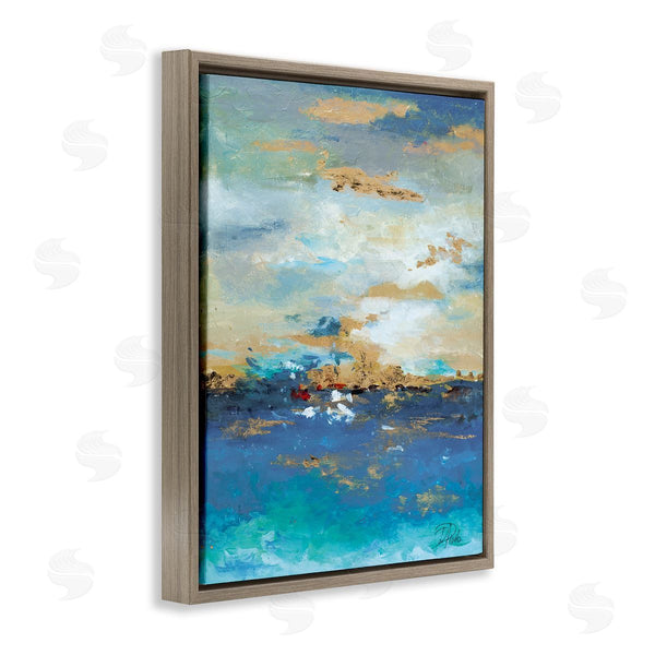 Stupell Industries Patricia Pinto | Ocean View With Tan Accents