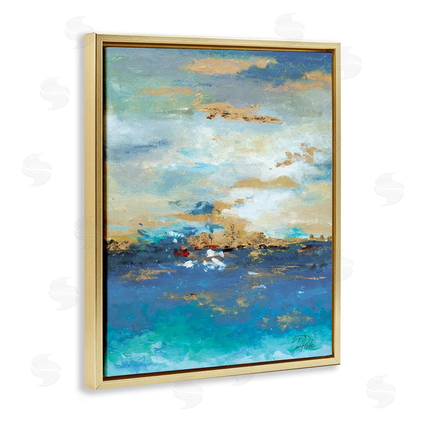 Stupell Industries Patricia Pinto | Ocean View With Tan Accents