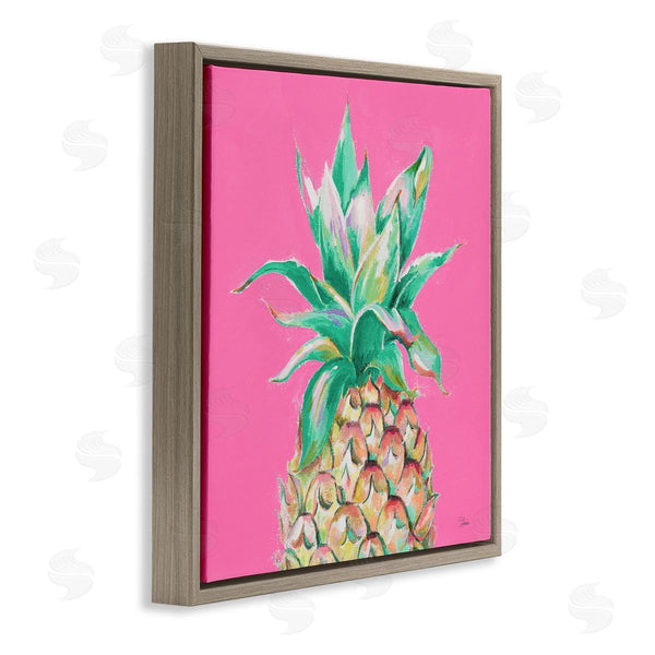 Stupell Industries Patricia Pinto | Pineapple On Pink Wall Art