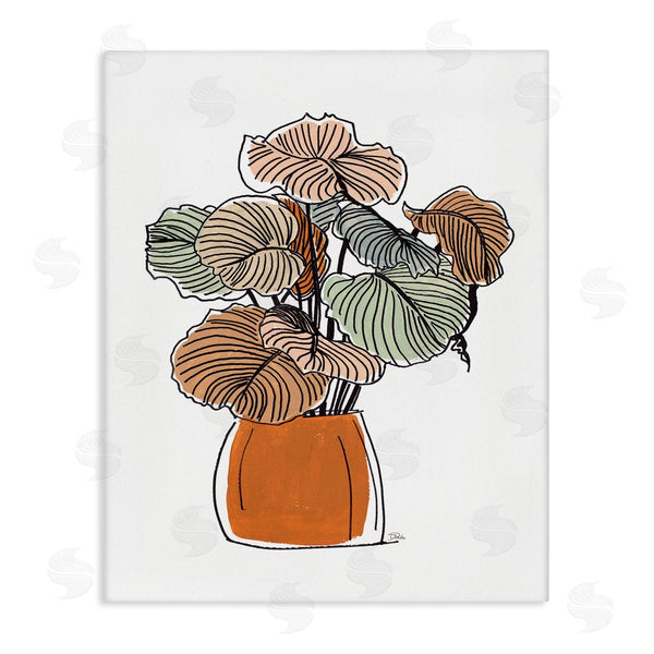 stupell industries Patricia Pinto | Playful Tropical Palms Philodendron House Plant