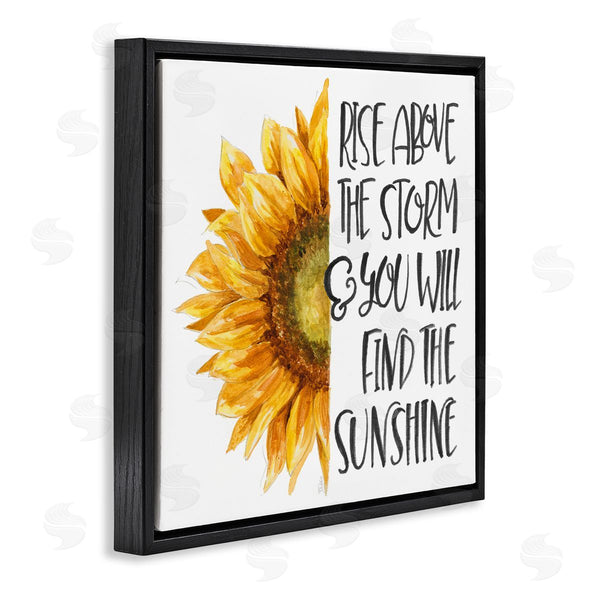 Stupell Industries Patricia Pinto | Rise Above Storm Sunflower Floral Wall Art