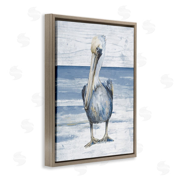 Stupell Industries Patricia Pinto | Rustic Nautical Pelican