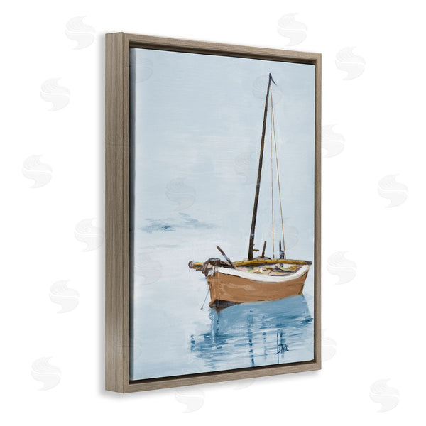 Stupell Industries Patricia Pinto | Sailboat & Water Ripples Wall Art