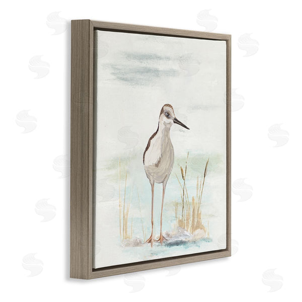 Stupell Industries Patricia Pinto | Sandpiper Bird Beach Grass Sprigs Wall Art