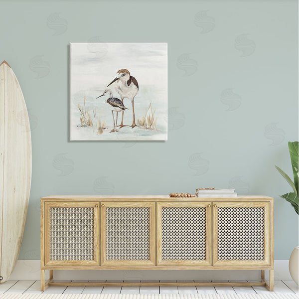 Stupell Industries Patricia Pinto | Sandpipers Duo Coastal Beach Bird Wall Art