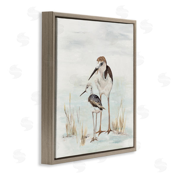 Stupell Industries Patricia Pinto | Sandpipers Duo Coastal Beach Bird Wall Art