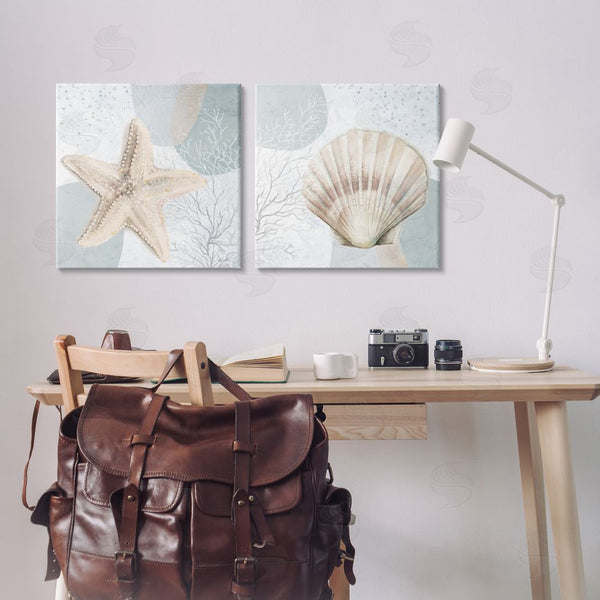 Stupell Industries Patricia Pinto | Scallop Starfish Sealife Wall Art