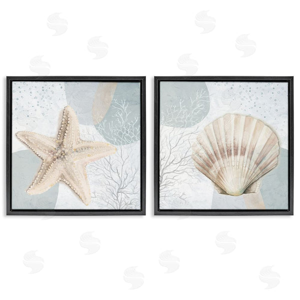 Stupell Industries Patricia Pinto | Scallop Starfish Sealife Wall Art