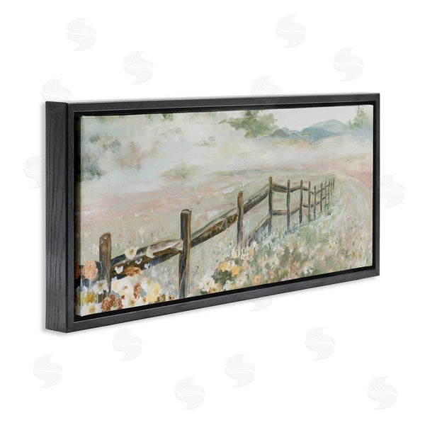 Stupell Industries Patricia Pinto | Soft Fence With Flowers Wall Art