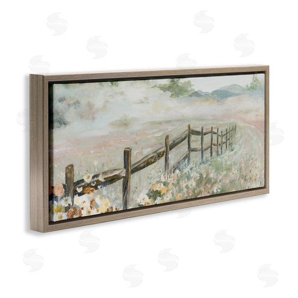 Stupell Industries Patricia Pinto | Soft Fence With Flowers Wall Art