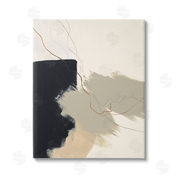 stupell industries Patricia Pinto | Soft Paint Strokes with Line Wall Art
