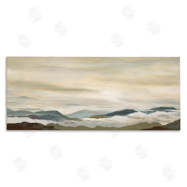 stupell industries Patricia Pinto | Solemn Mountains Peeking Wall Art