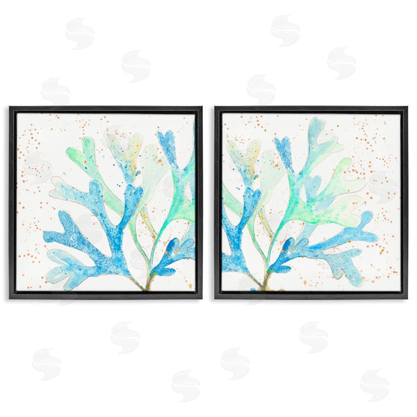 Stupell Industries Patricia Pinto | Speckled Blue Green Coral Wall Art