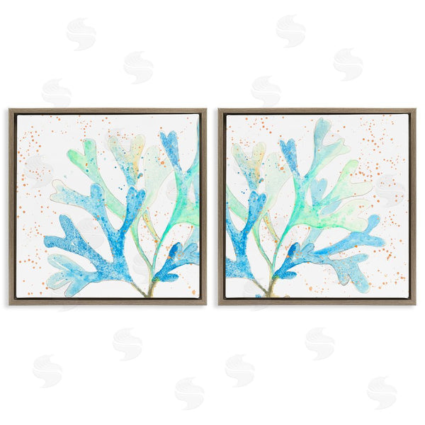 Stupell Industries Patricia Pinto | Speckled Blue Green Coral Wall Art