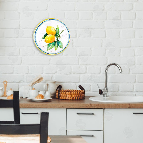 Stupell Industries Patricia Pinto | Speckled Lemons In Circle Wall Art