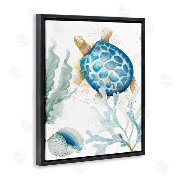Stupell Industries Patricia Pinto | Speckled Turtle And Coral