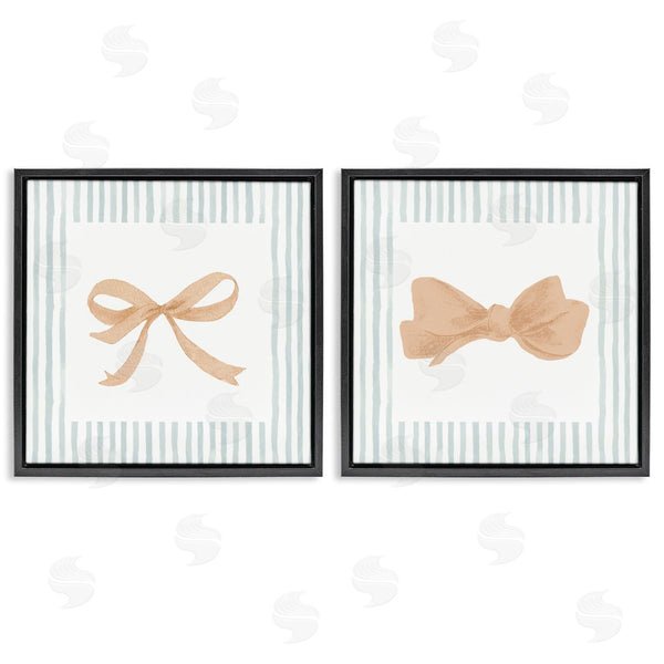 Stupell Industries PATRICIA PINTO | Striped Border Bow