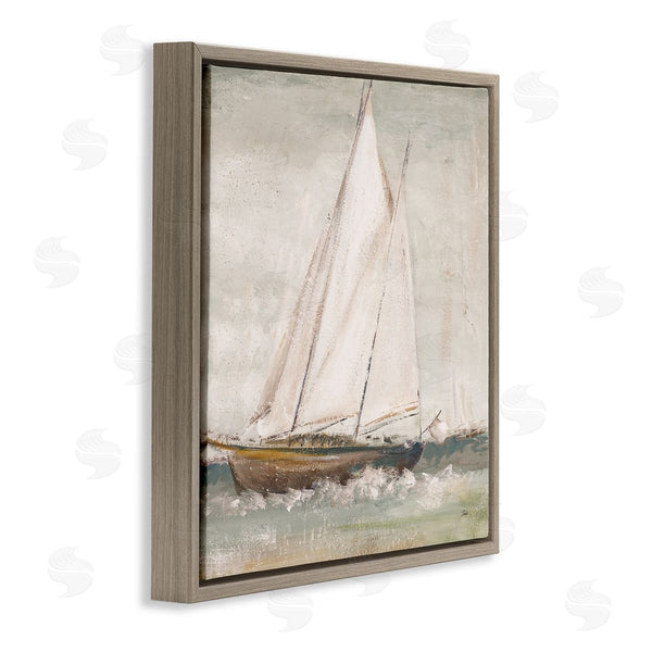 Stupell Industries Patricia Pinto | Traditional Sailboat Splash