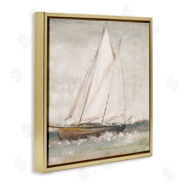 Stupell Industries Patricia Pinto | Traditional Sailboat Splash