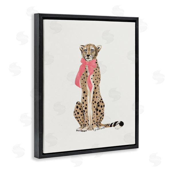 Stupell Industries Patricia Pinto | Trendy Cheetah With Ribbon Wall Art