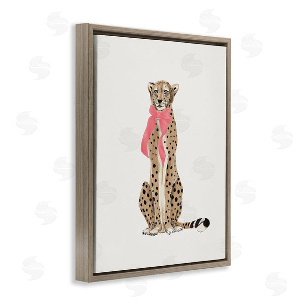 Stupell Industries Patricia Pinto | Trendy Cheetah With Ribbon Wall Art