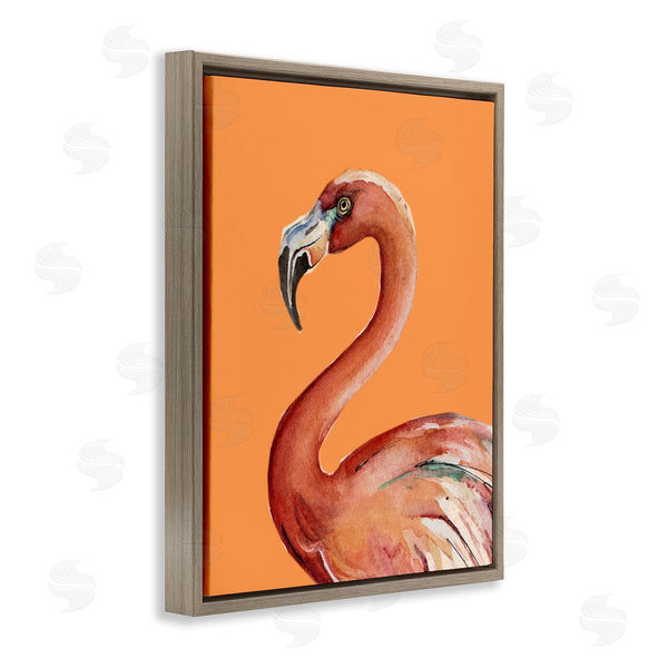 Stupell Industries Patricia Pinto | Tropical Flamingo Bird Portrait Watercolor Detail Wall Art