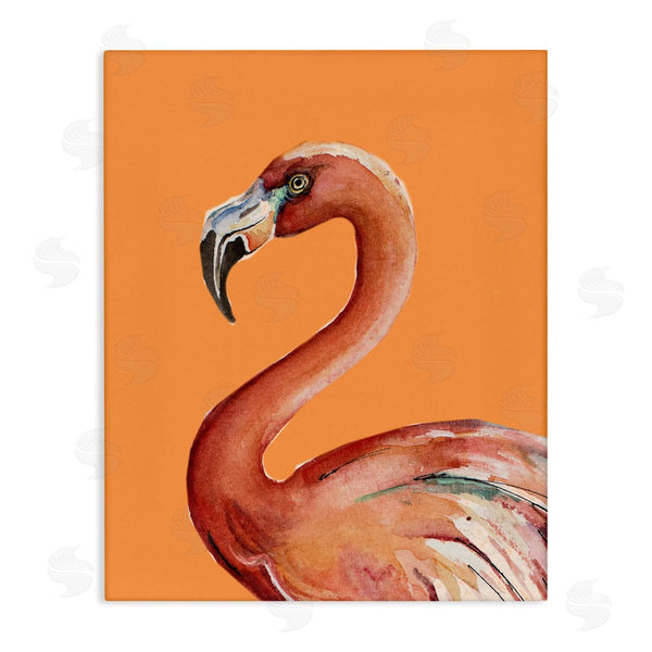 stupell industries Patricia Pinto | Tropical Flamingo Bird Portrait Watercolor Detail Wall Art