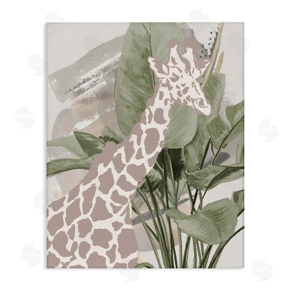 stupell industries Patricia Pinto | Tropical Giraffe Abstract Wall Art